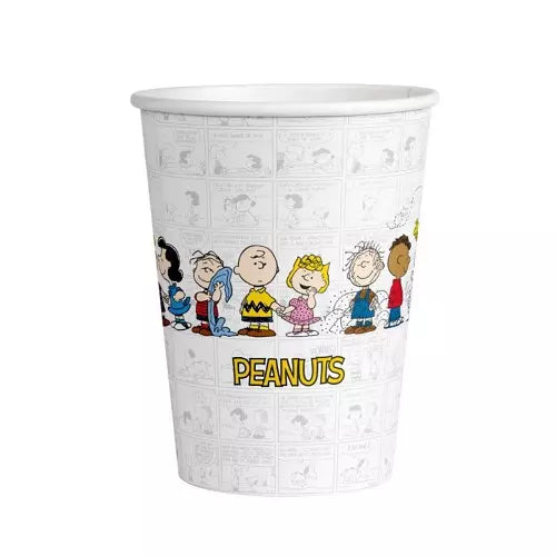 Vasos Cartón Snoopy Comic 250 ml Pack 12 uds