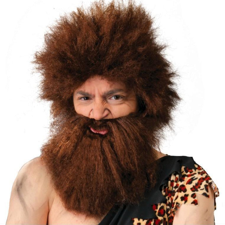 Peluca Cavernícola con Barba