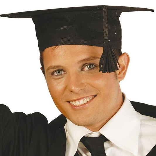 Gorra Graduación Estudiante Negra