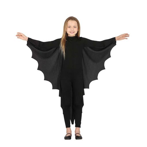 Capa Negra de Murciélago Infantil