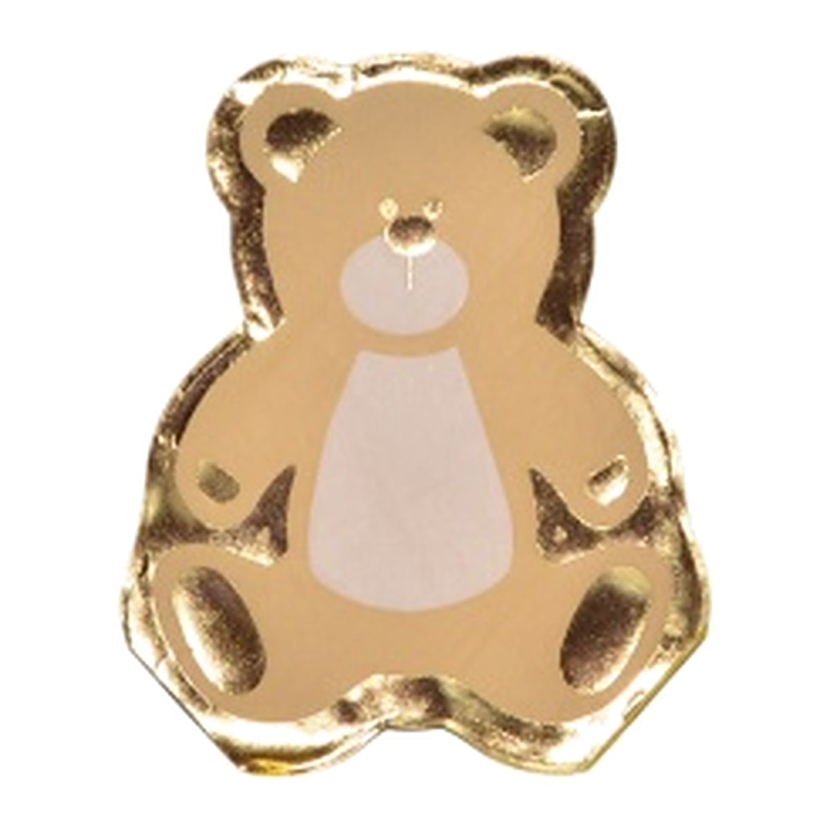 Servilletas de Papel Forma de Oso Dorado 33 x 33 cm 10 uds