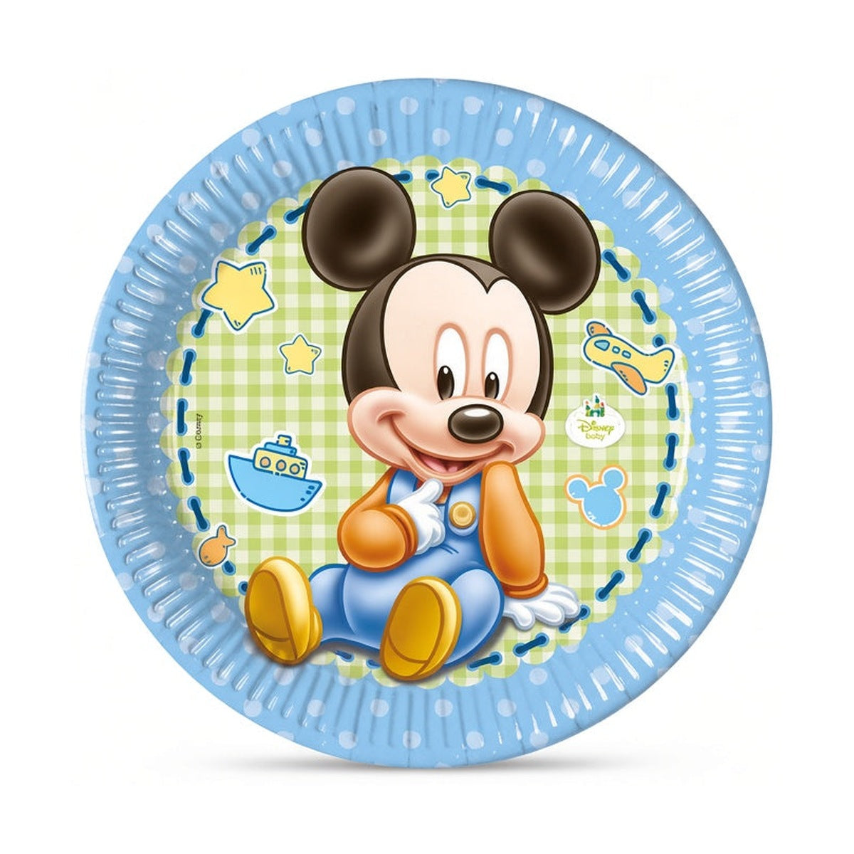 Platos de papel Disney Baby Mickey Pack 6 uds