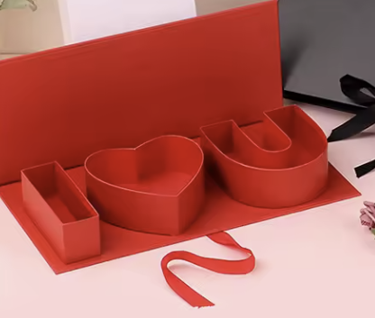 Caja de Flores "Te Quiero" para Regalos Románticos 45x18x5 cm