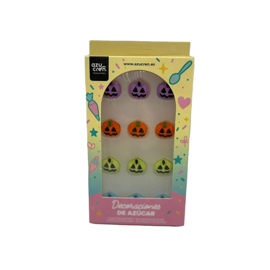 Decoraciones de Azúcar Calabaza de Colores