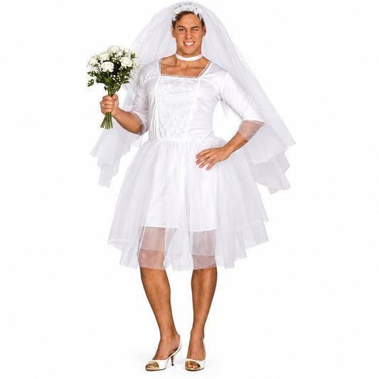 Disfraz de Novia de Tul para Hombre