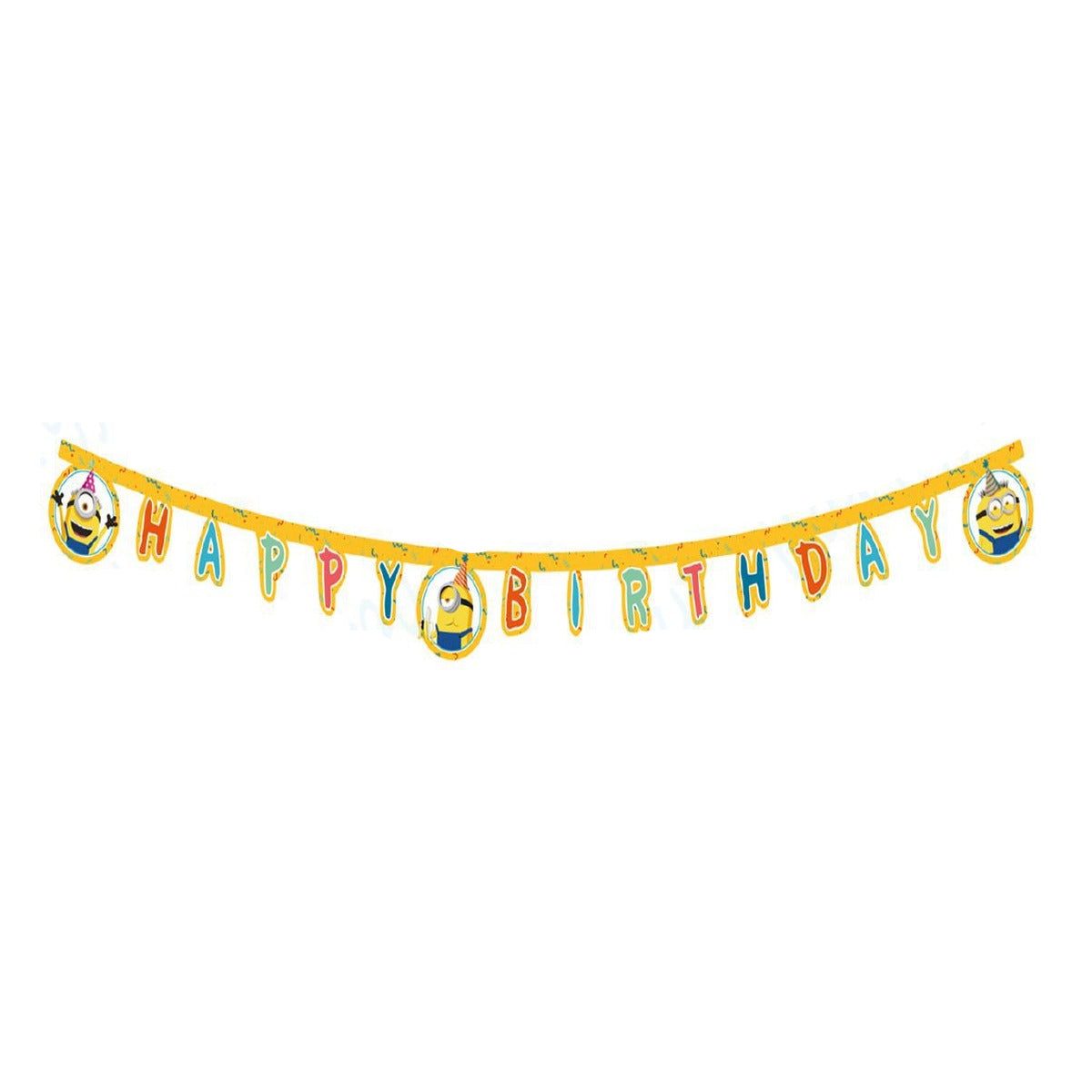 Guirnalda de papel Minions Happy Birthday 2 m