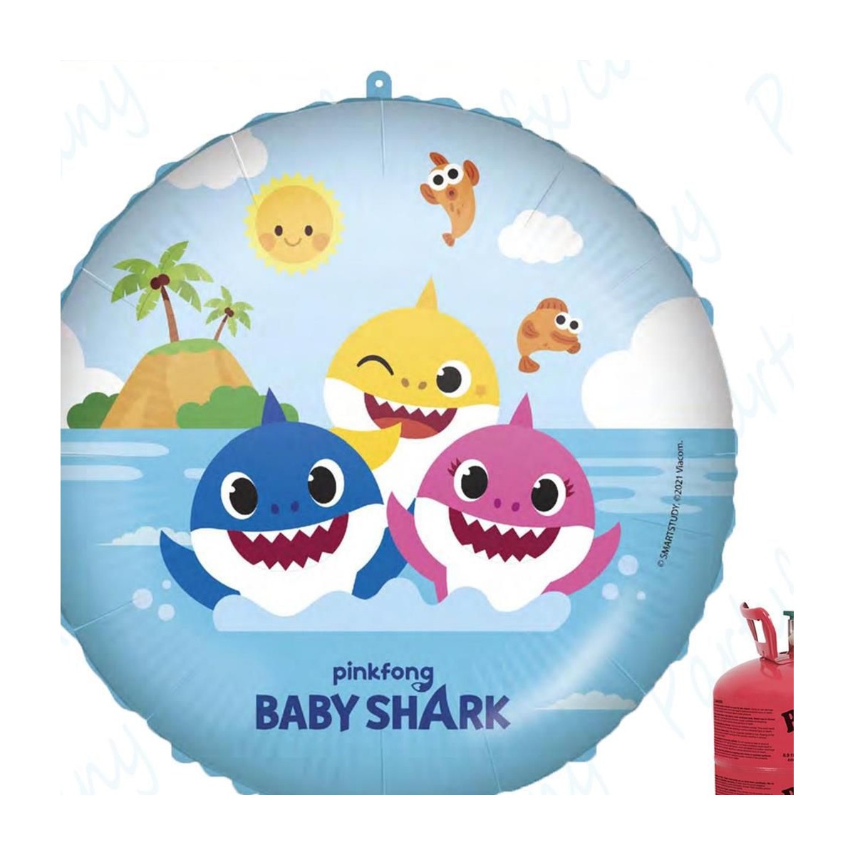 Globo foil Baby Shark 46 cm