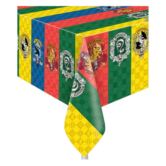 Mantel de papel Harry Potter Casas de Hogwarts 120 × 180 cm