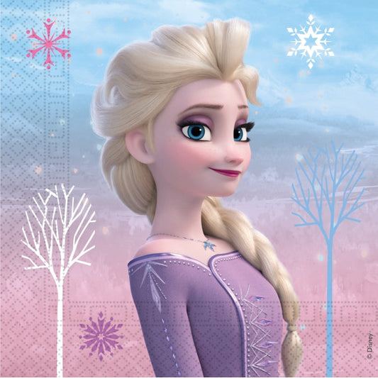 Servilletas Frozen II Spirit 33x33cm 20uds