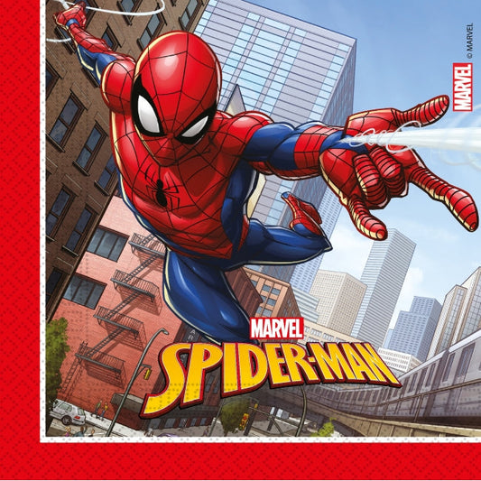 Servilletas SPIDERMAN CRIME 33x33cm 20uds