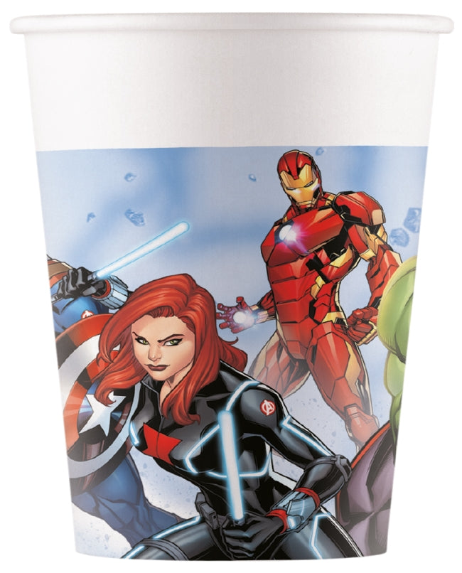 Vasos de Papel Avengers Infinity 200ml Pack 8 uds