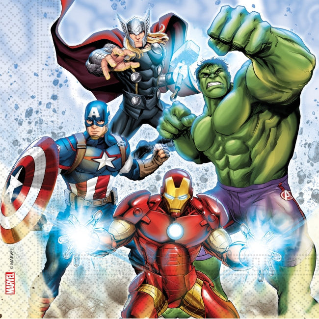 Servilletas Avengers Infinity 33x33cm 20uds