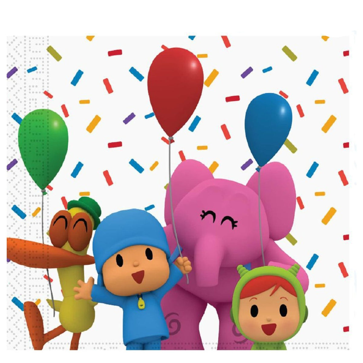 Servilletas de papel Pocoyo 33 × 33 cm 20 uds