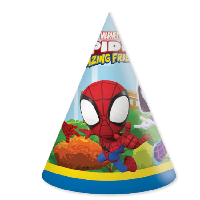 Sombreros Spidey y Sus Amigos Pack 6 uds