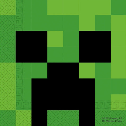 Servilletas Minecraft 33x33cm 20uds