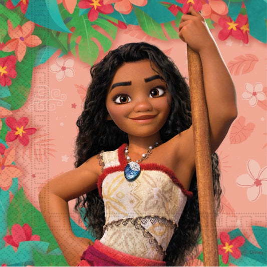 Servilletas Moana Vaiana II 33x33cm 20uds