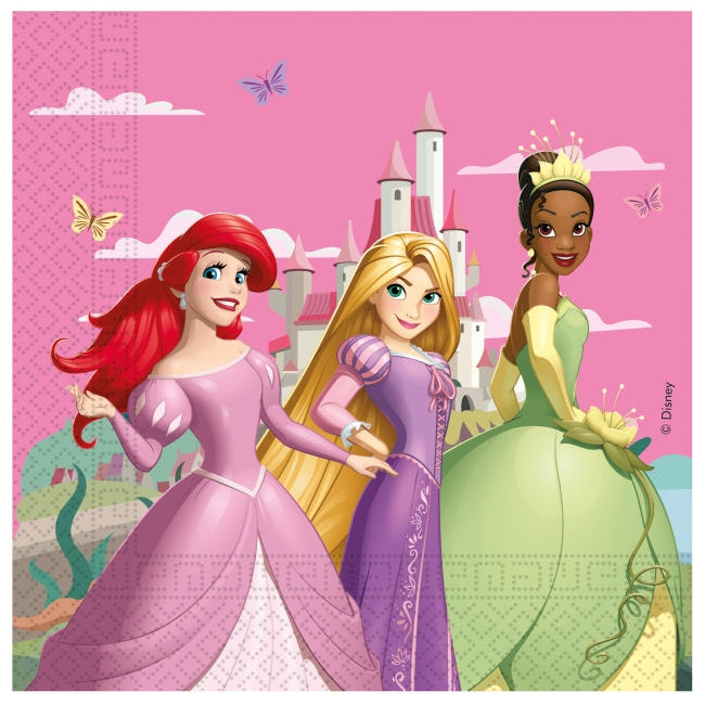 Servilletas Papel Princesa Disney 33x33 cm 20uds