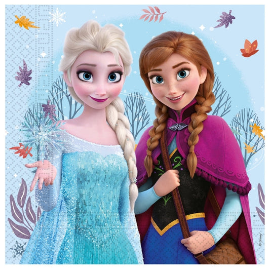 Servilletas 33x33cm Frozen Idílica FSC 2 capas 20 uds