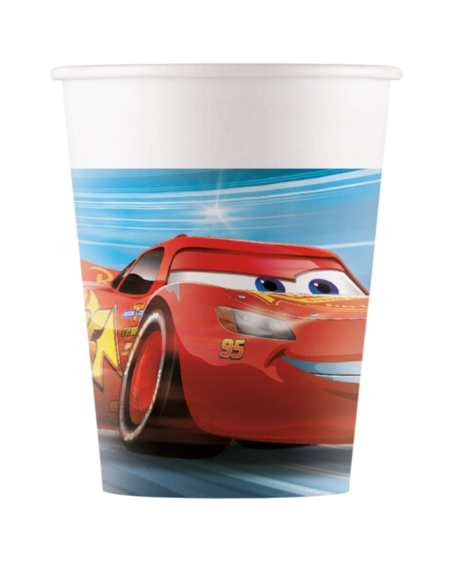 Vasos de Papel Cars Victoria 200ml Pack 8 uds