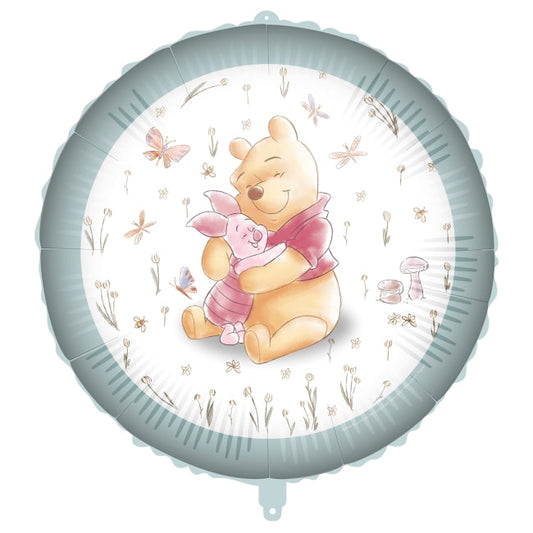 Globo foil Winnie The Pooh 18"/46 cm con cinta y peso
