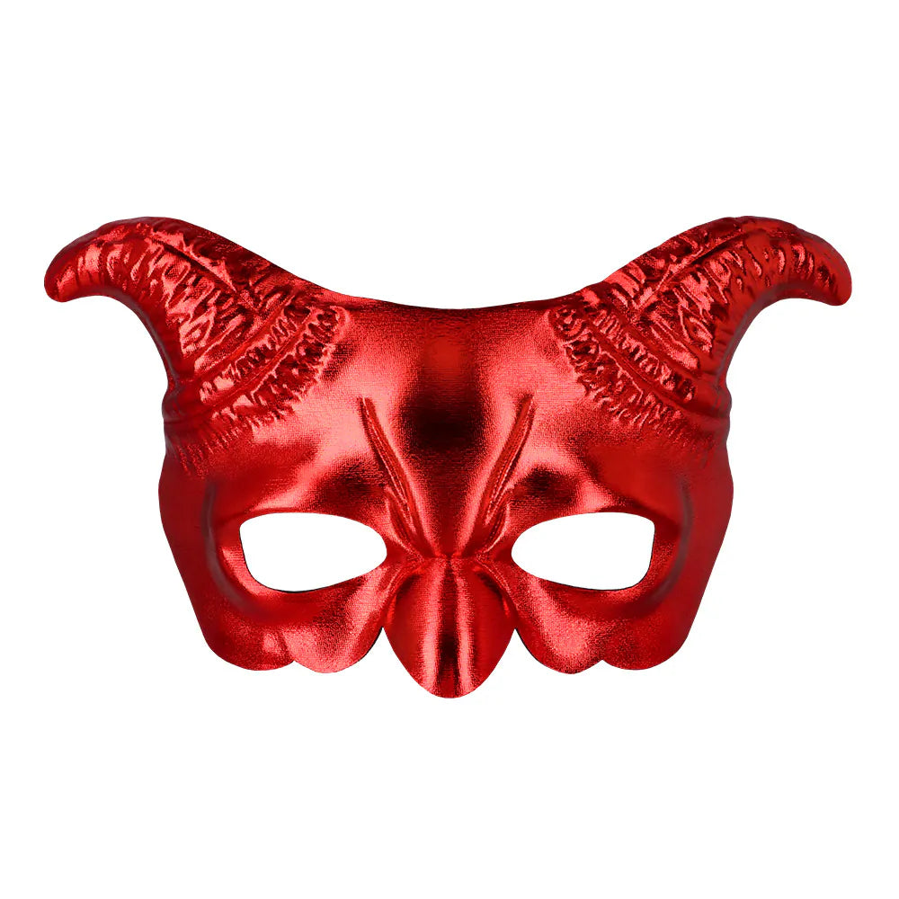 Media Máscara Demonio Roja