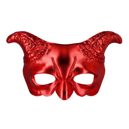 Media Máscara Demonio Roja