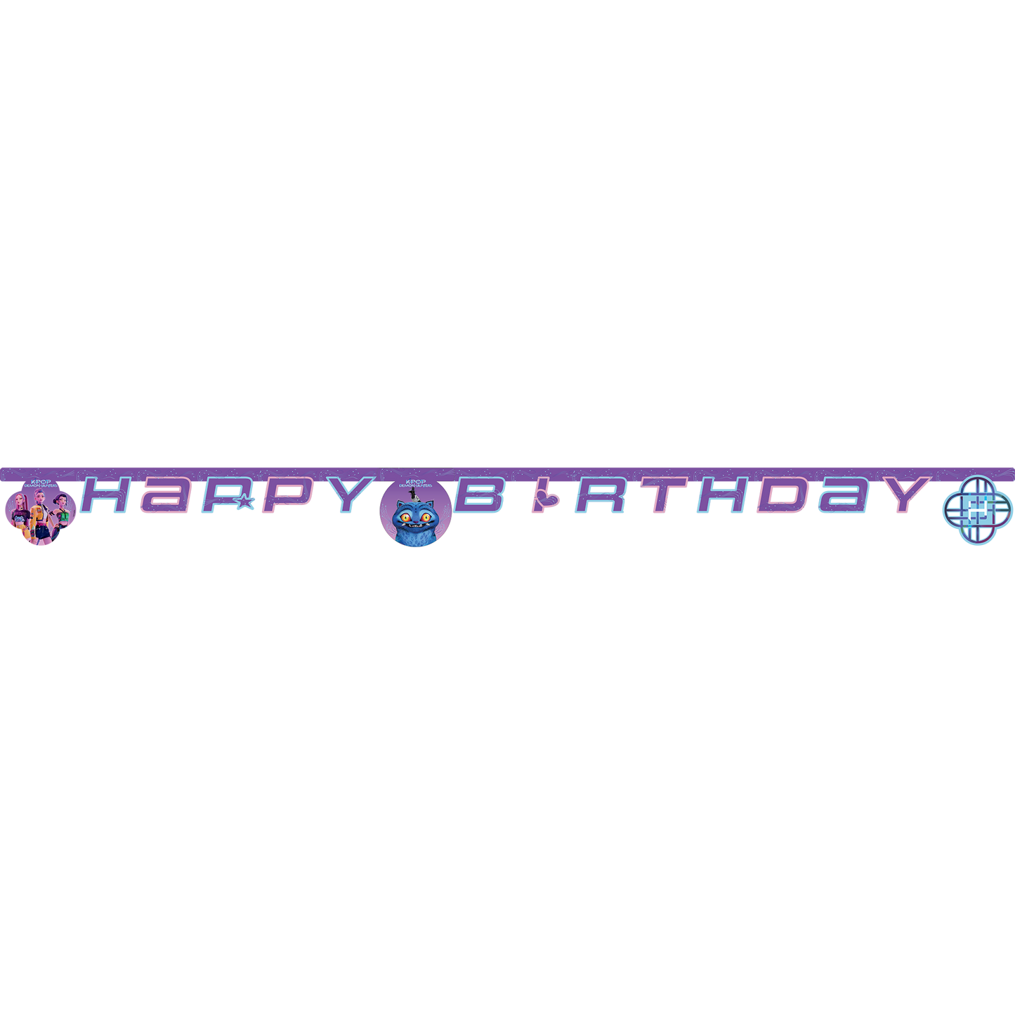 Guirnalda Happy Birthday K-Pop Papel