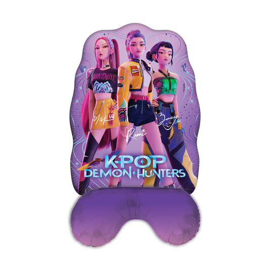 Globo Super Forma K-Pop Demon Hunters con Base 73x103 cm