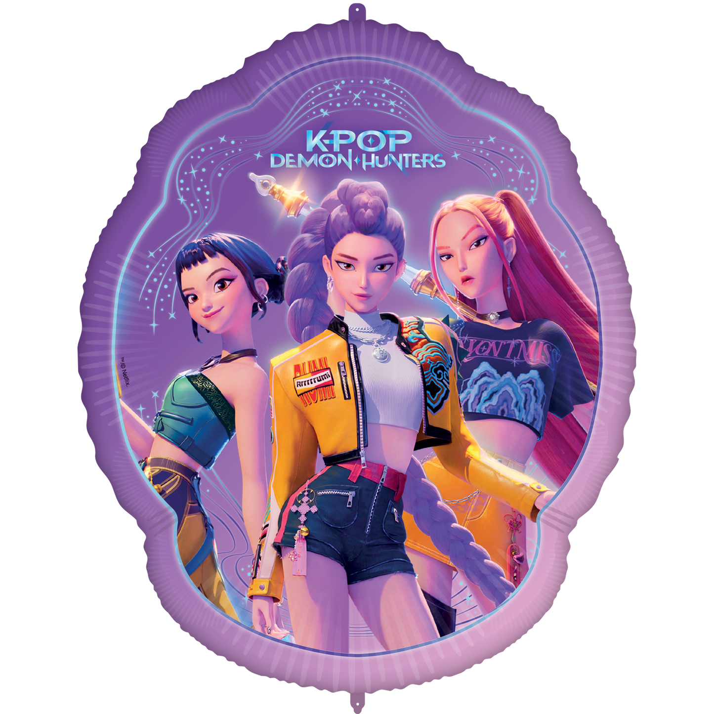 Globo Foil K-Pop Demon Hunters 100 x 73 cm