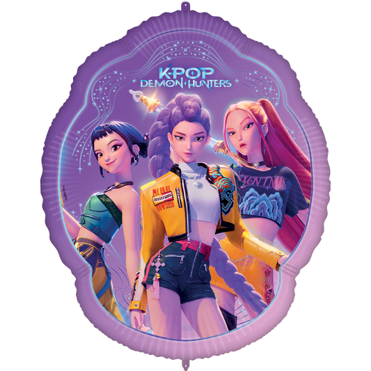Globo Foil K-Pop Demon Hunters 100 x 73 cm