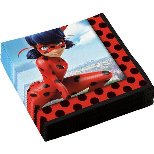 Servilletas LADYBUG 33x33cm 20uds