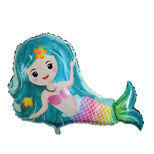 Globo Foil Sirena 64×74,5 cm