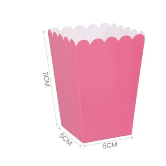 Cajas Palomitas Pequenas Color Liso 4uds