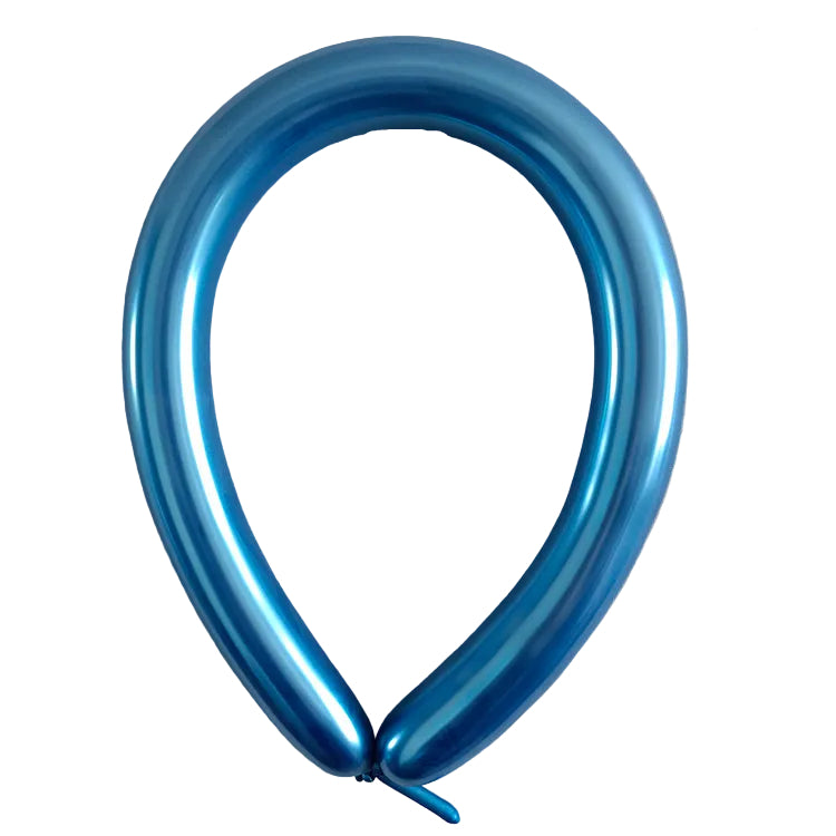 Globos Látex Cromados Largos 260s Pack 50 uds