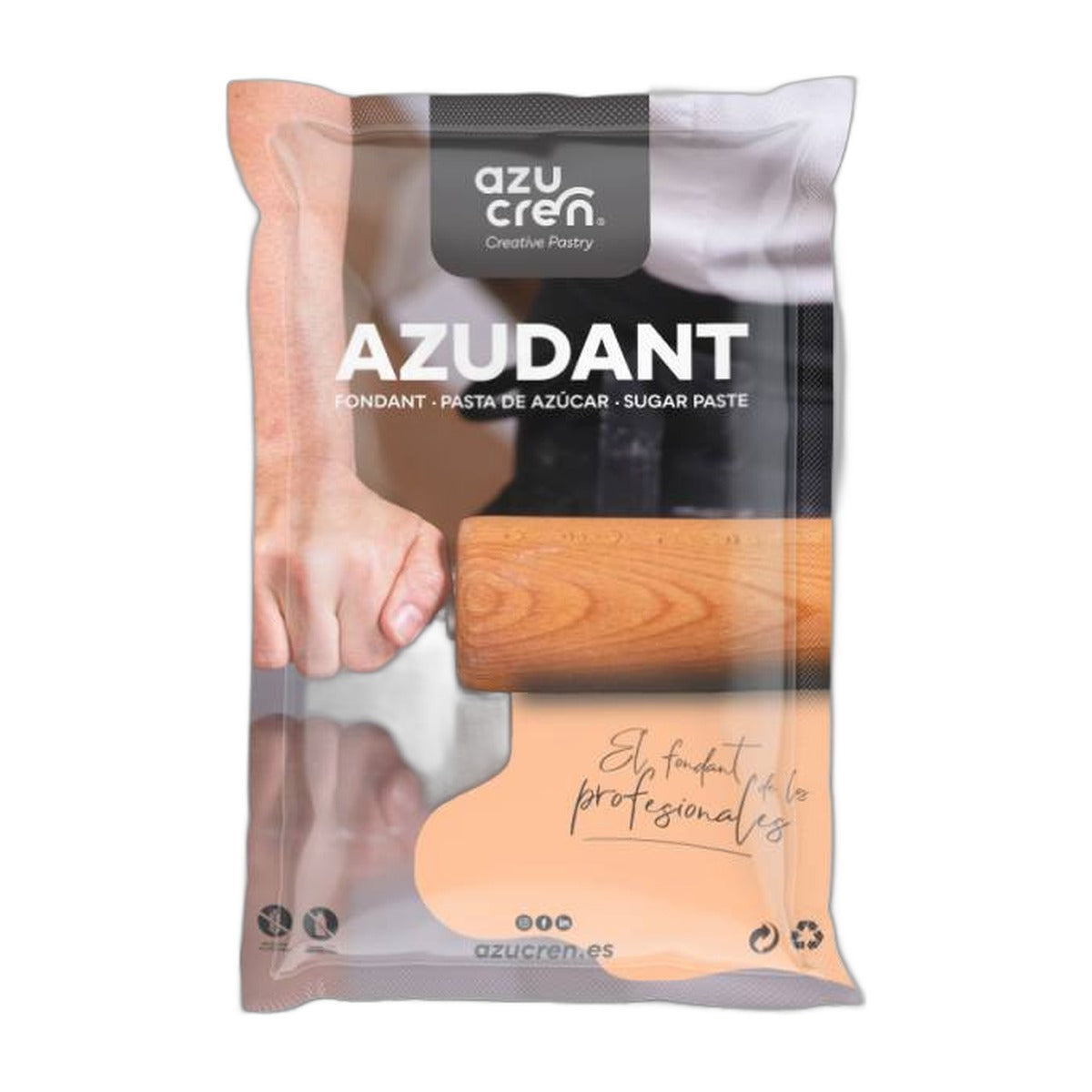 Fondant Azudant para Tartas y Modelado 1 kg - Piel