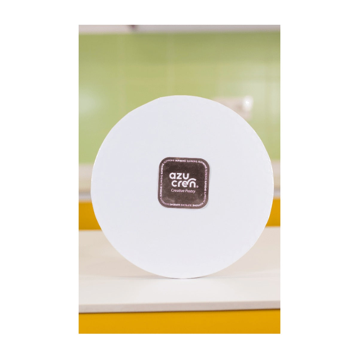 Base Redonda Blanca para Tartas Grosor 1,2 cm - 35CM