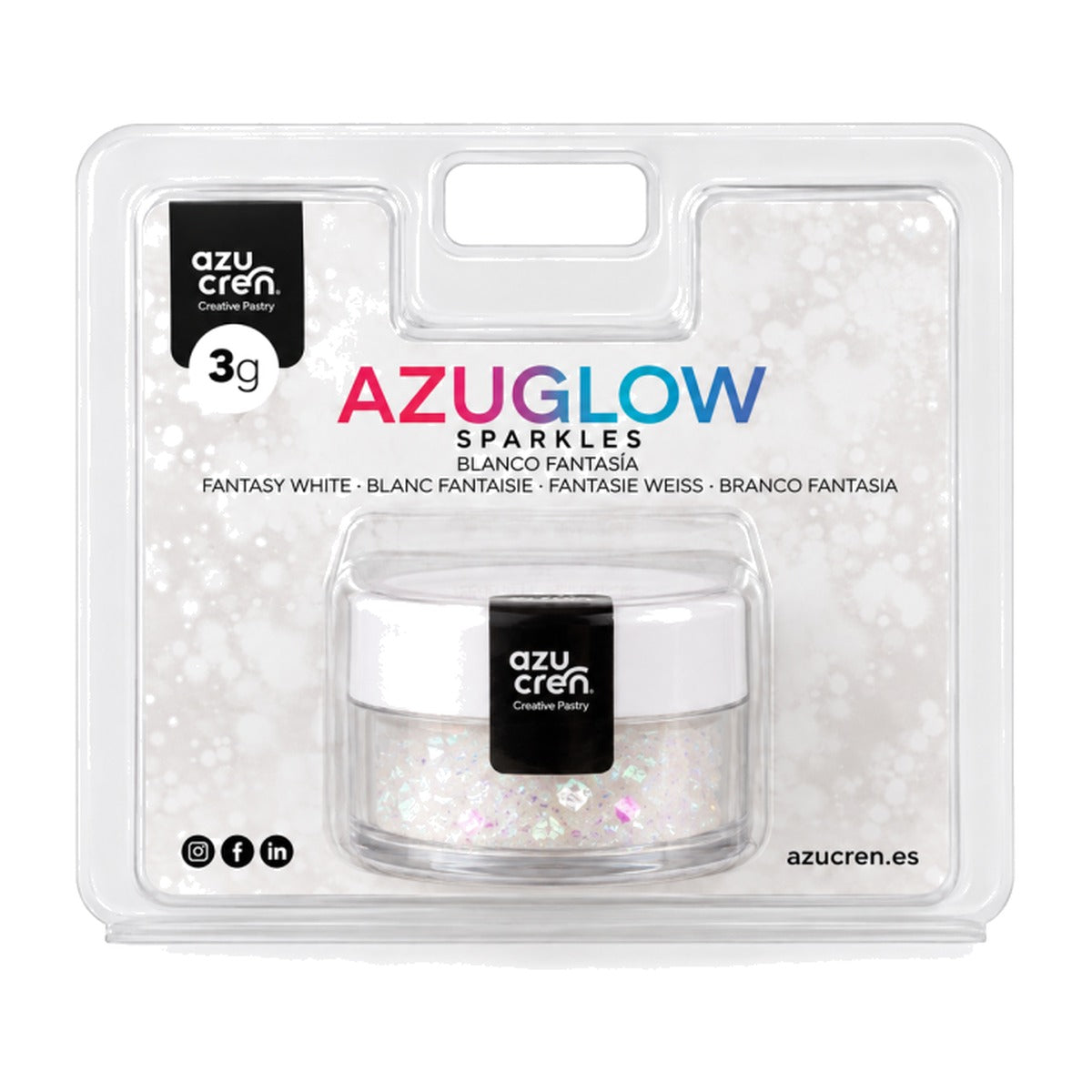 Azuglow Colorante en Polvo Brillante 3 g - Blanco Fantasía