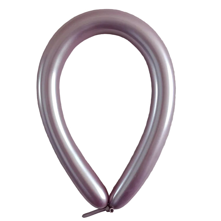 Globos Látex Cromados Largos 260s Pack 50 uds