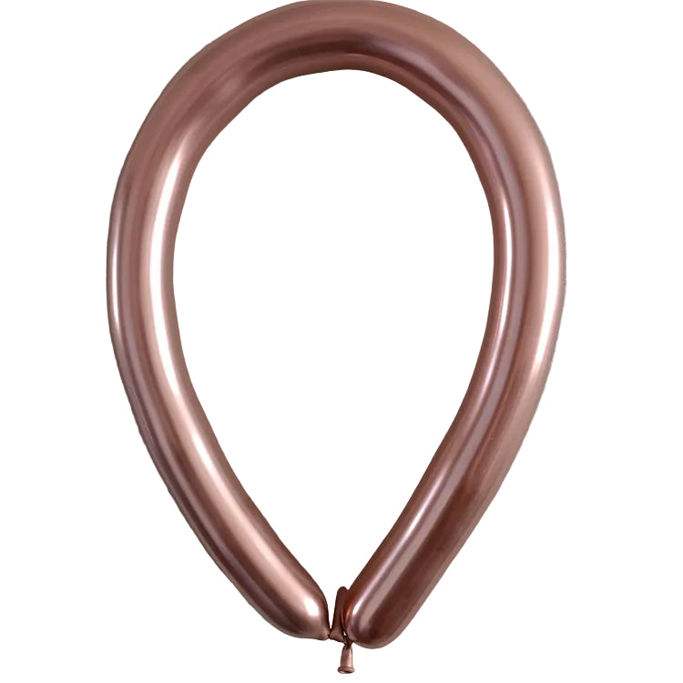 Globos Látex Cromados Largos 260s Pack 50 uds