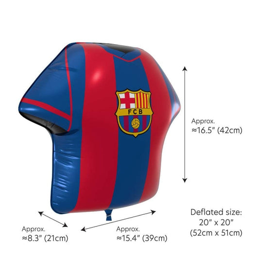 Globo Foil Camiseta FC Barcelona 52x51 cm