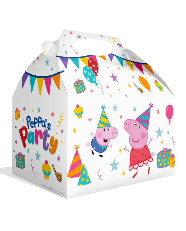 Cajita Cartón Peppa Pig 16x16x10cm