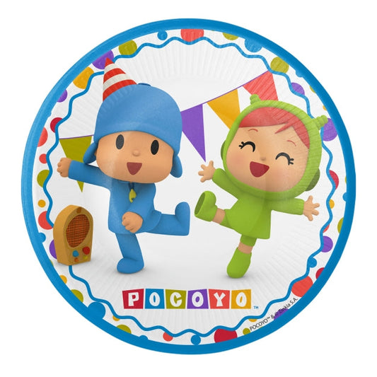 Platos Pocoyo 18cm 8uds