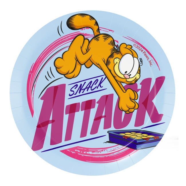 Platos 18cm Garfield 8uds