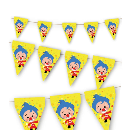 Banderín Payaso Plim Plim 20x30cm x 3m