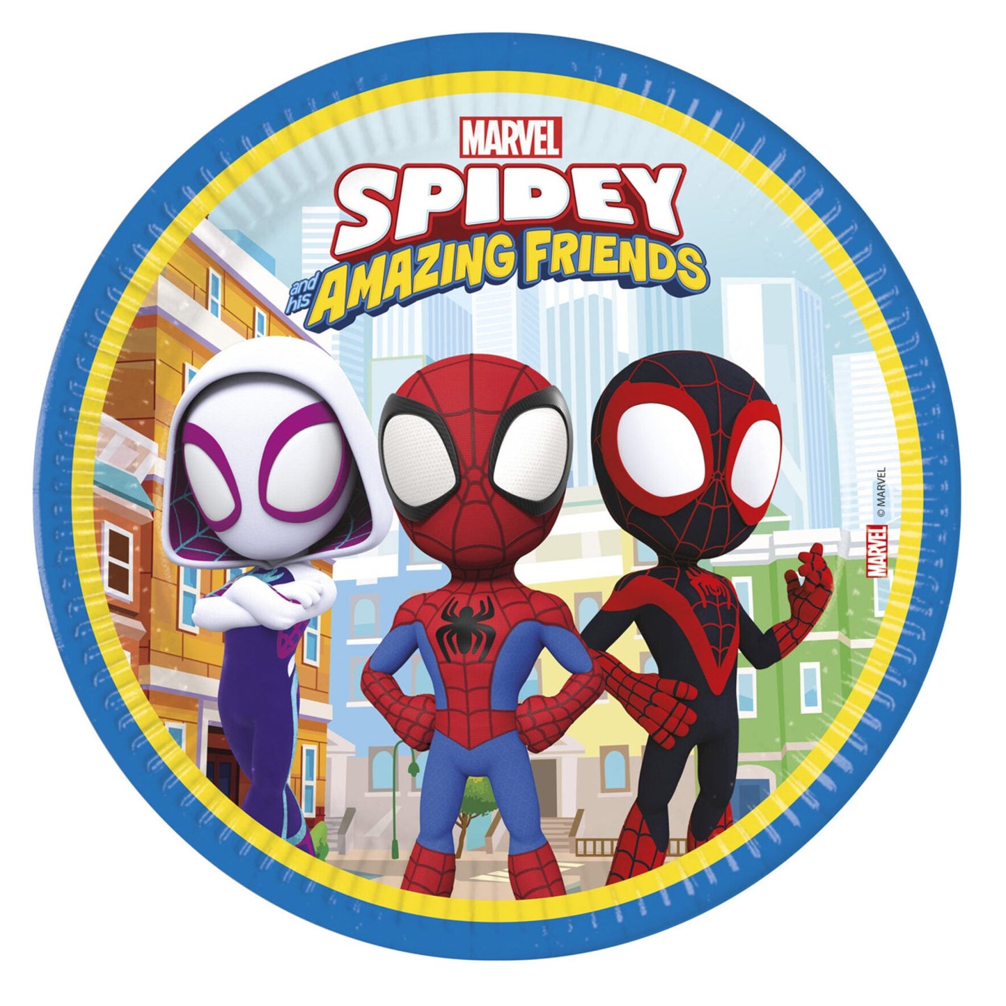 Platos Spidey y Sus Sorprendentes Amigos 23cm 6uds