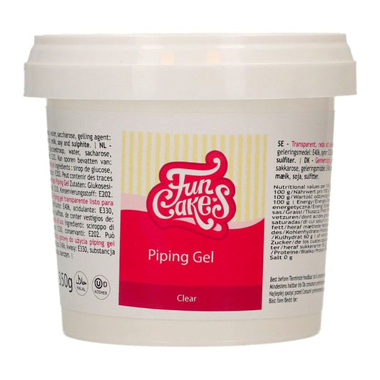 Piping Gel Transparente FunCakes 350 g