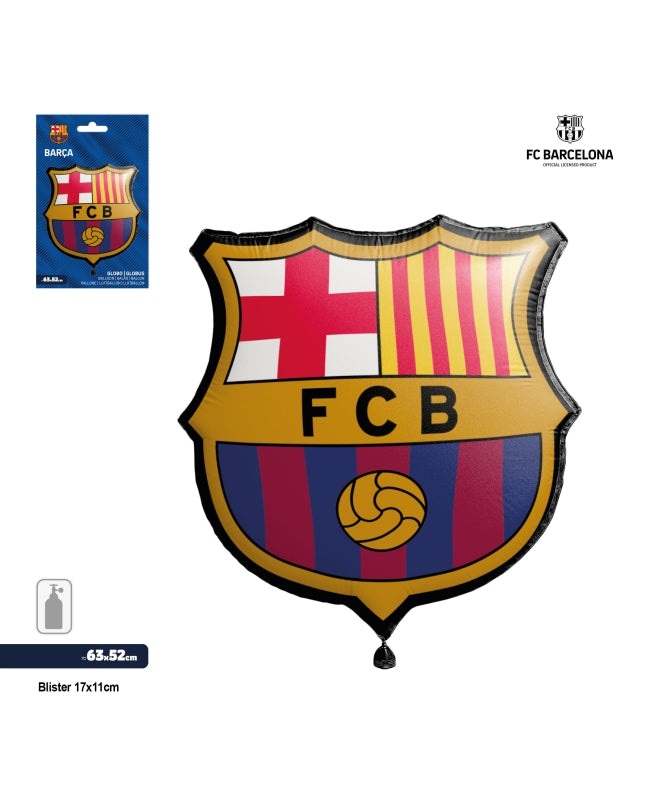 Globo Foil FC Barcelona Escudo 55x52 cm