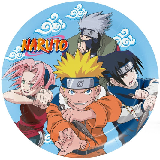 Platos Naruto 23cm 8uds