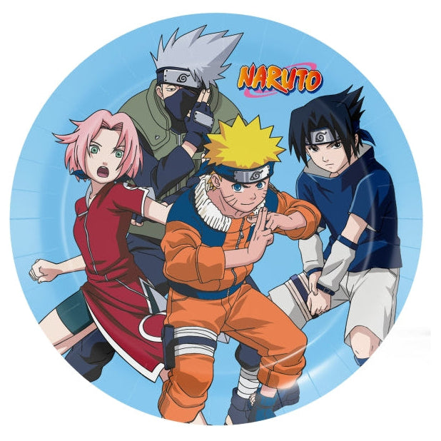 Platos Naruto 23cm 8uds