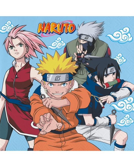 Servilletas Naruto Shippuden 33 cm 20 uds